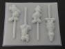 384sp Famous Mouse and Friends Chocolate or Hard Candy Lollipop Mold